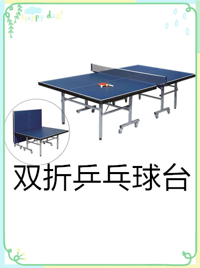 室內(nèi)雙折乒乓球臺(tái)有哪些特點(diǎn)呢？